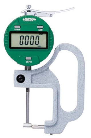 Digital Tube Thickness Gauge | Insize 2859 Series | Range 0-10mm/0-0.4" | Resolution 0.01mm/0.0005" or 0.001mm/0.00005"