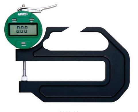 Digital Thickness Gauge | Insize 2872 Series | Range 0-10mm/0-0.4" | Resolution 0.01mm/0.0005" or 0.001mm/0.00005"